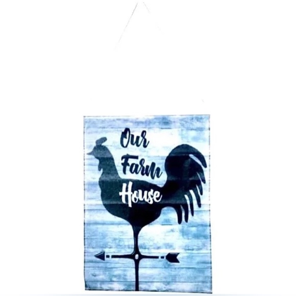 🐔 FARMHOUSE ROOSTER FLAG 🐔 - Picture 2 of 4